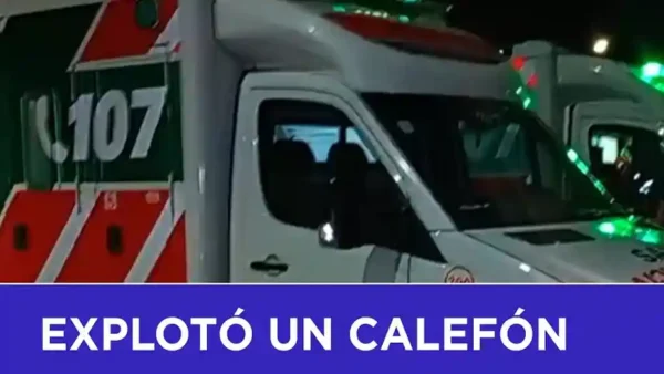 Explosión en un departamento de Villa Devoto