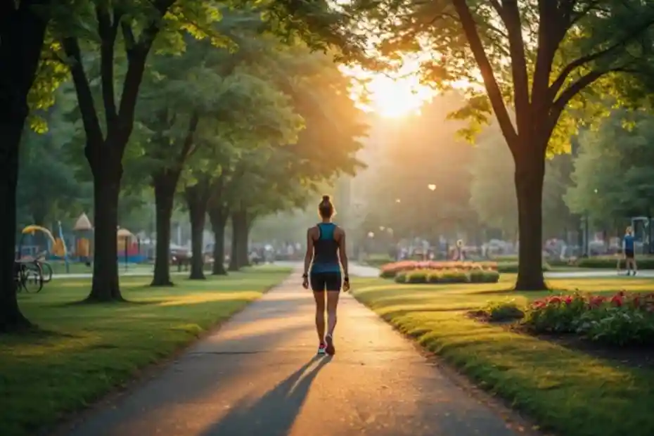 Caminar en soledad como símbolo de avance personal