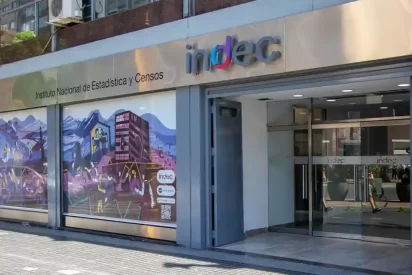 Fachada del INDEC, organismo que publica la inflación mayorista
