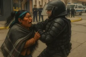Represión mapuche en Neuquén