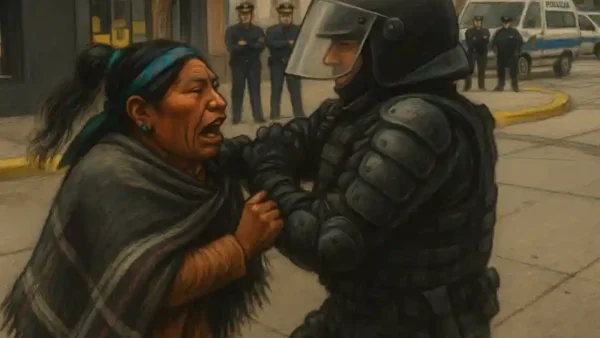 Represión mapuche en Neuquén