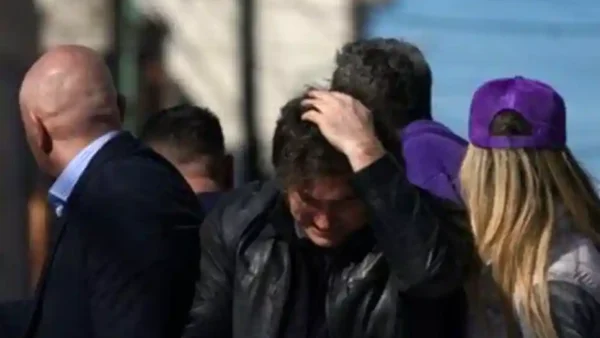 Ataque a Javier Milei en Lomas de Zamora