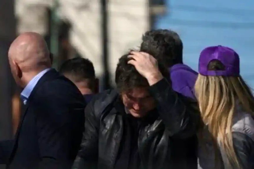 Ataque a Javier Milei en Lomas de Zamora