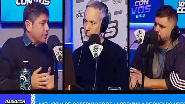 Kicillof calificó a Milei como payaso y denunció una estafa electoral