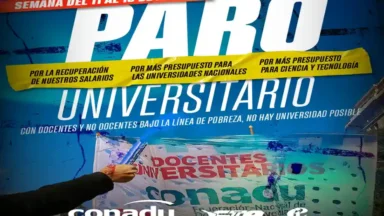 Nuevo paro de docentes universitarios
