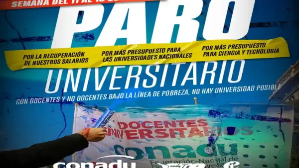 Nuevo paro de docentes universitarios