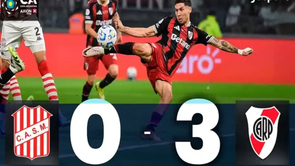 River goleó a San Martín de Tucumán