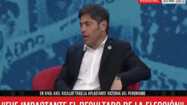 Axel Kicillof contra Javier Milei