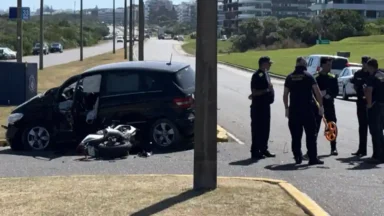 Siniestro de tránsito fatal en Punta del Este
