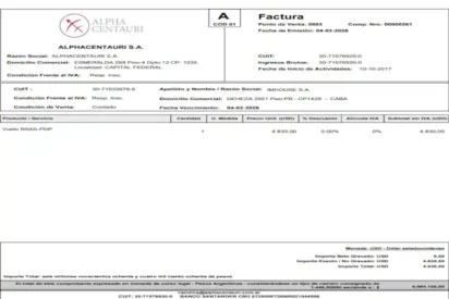 Facturas del vuelo de Manuel Adorni analizadas en la investigación judicial sobre su viaje a Punta del Este