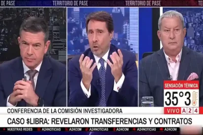 Eduardo Feinmann analizando a Javier Milei por el caso $LIBRA