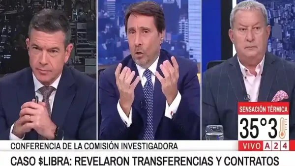 Eduardo Feinmann analizando a Javier Milei por el caso $LIBRA