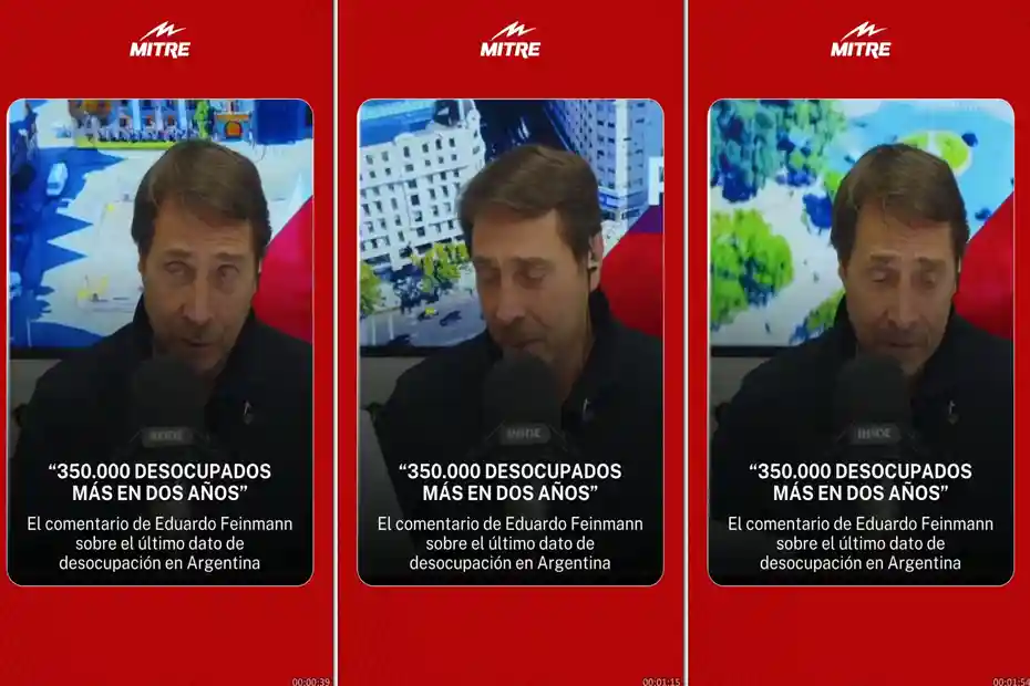 Eduardo Feinmann analizando datos de desocupación en Argentina Eduardo Feinmann desocupación