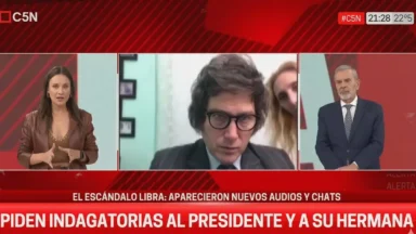 Javier Milei en el centro del caso $LIBRA.
