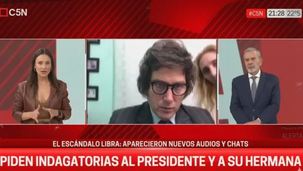Javier Milei en el centro del caso $LIBRA.