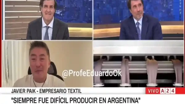 Javier Paik entrevistado por Eduardo Feinmann sobre el comercio con China.