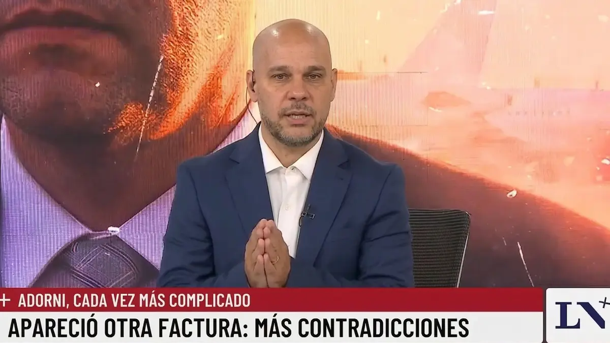 Luis Gasulla en LN+ hablando sobre el vuelo privado de Manuel Adorni