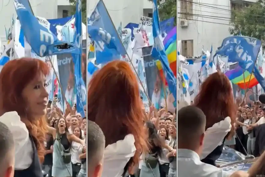 Máximo Kirchner publicó un video de Cristina tras declarar en Comodoro Py