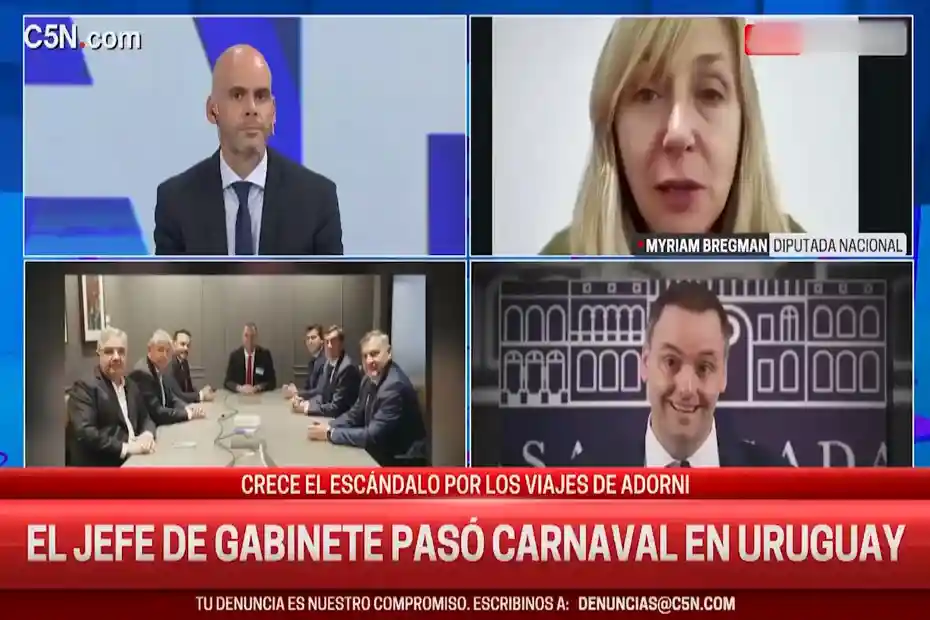 Myriam Bregman criticó a Manuel Adorni por sus ataques a trabajadores