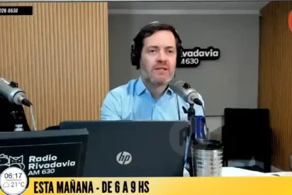 Nacho Ortelli durante su análisis sobre la situación de Manuel Adorni