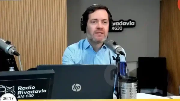 Nacho Ortelli durante su análisis sobre la situación de Manuel Adorni
