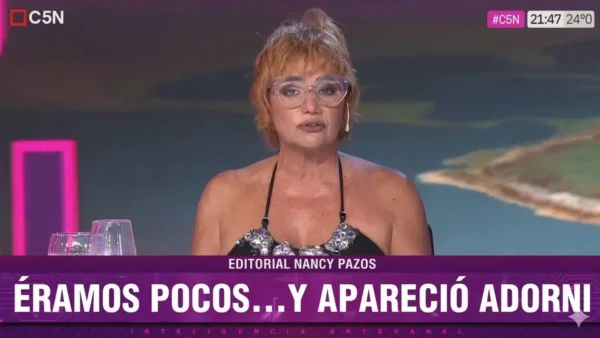 Nancy Pazos realiza un editorial contra Manuel Adorni con fuertes declaraciones en C5N