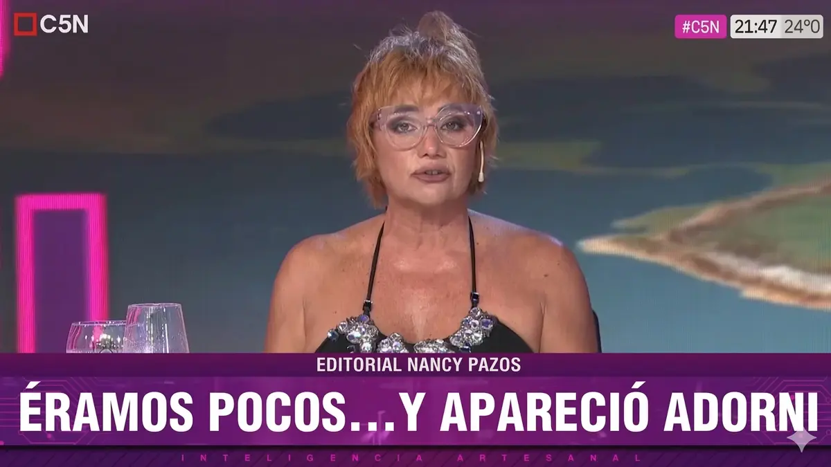 Nancy Pazos realiza un editorial contra Manuel Adorni con fuertes declaraciones en C5N