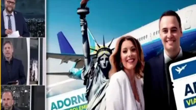 Nicolás Wiñazki analizando la polémica por el viaje de la esposa de Manuel Adorni