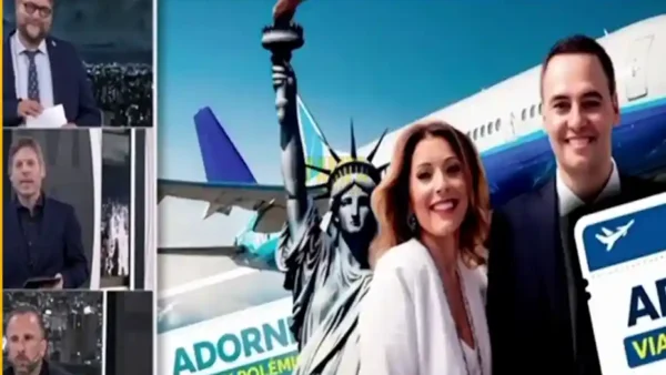 Nicolás Wiñazki analizando la polémica por el viaje de la esposa de Manuel Adorni