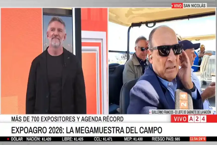 Luis Novaresio consultó a Guillermo Francos sobre el uso del avión presidencial.