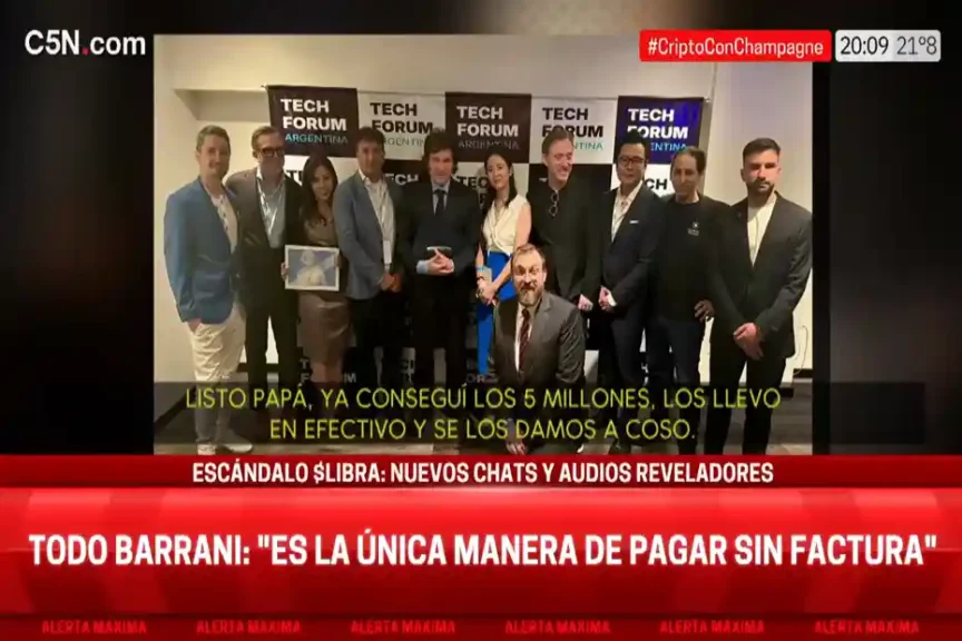 Mauricio Novelli en contexto del caso $LIBRA y audios sobre dinero en efectivo