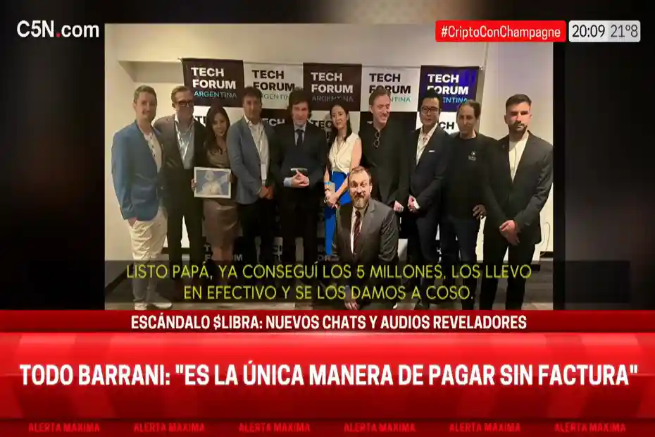 Mauricio Novelli en contexto del caso $LIBRA y audios sobre dinero en efectivo