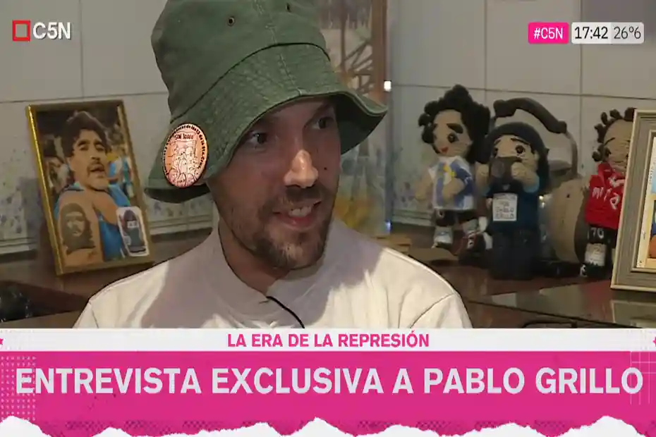 Pablo Grillo tras su recuperación habla sobre el ataque en el Congreso de la Nación