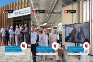 Paolo Rocca y Lula da Silva inaugurando escuela técnica en Brasil contraste ajuste Argentina.