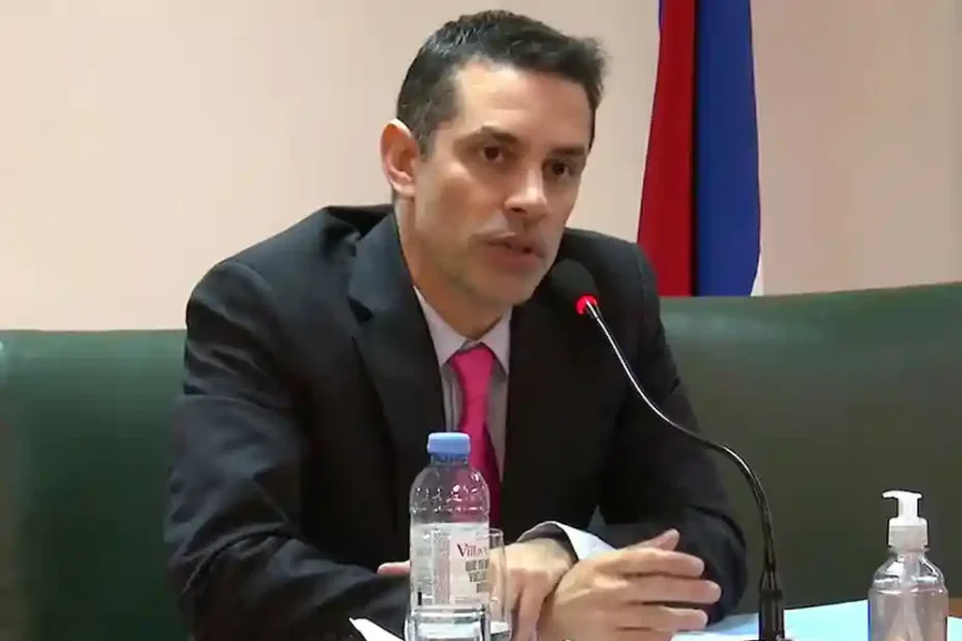 Sebastián Amerio durante una sesión del Consejo de la Magistratura antes de conocerse su salida del Ministerio de Justicia.