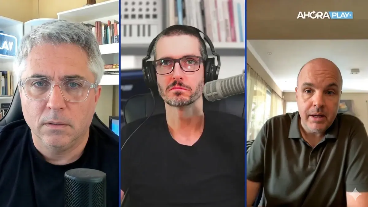 Sebastián Maril y Maximiliano Montenegro en una emisión sobre el fallo por YPF.