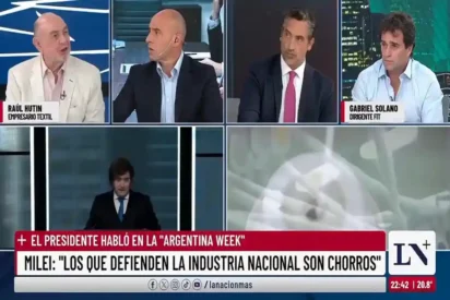 Fábrica textil en funcionamiento dentro del sector textil argentino