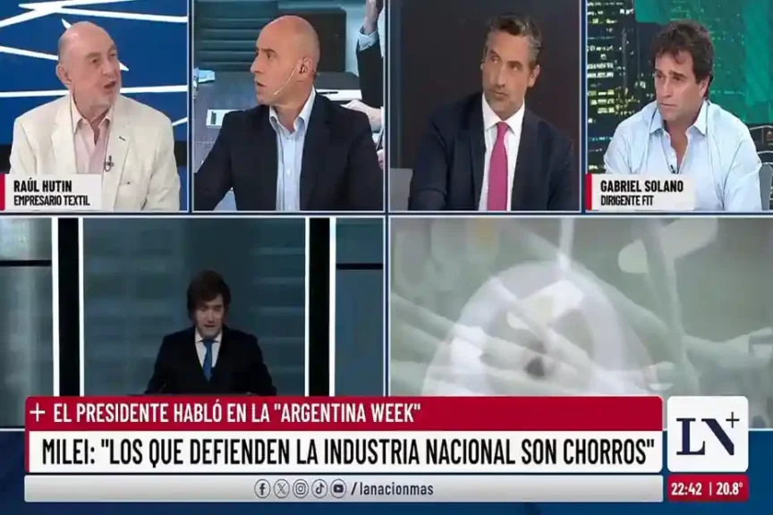 Fábrica textil en funcionamiento dentro del sector textil argentino