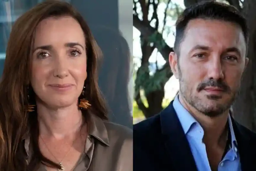 Victoria Villarruel tras presentar la denuncia contra Luis Petri en Comodoro Py