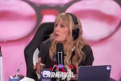 Viviana Canosa en estudio criticando a Javier Milei Viviana Canosa criticó a Javier Milei
