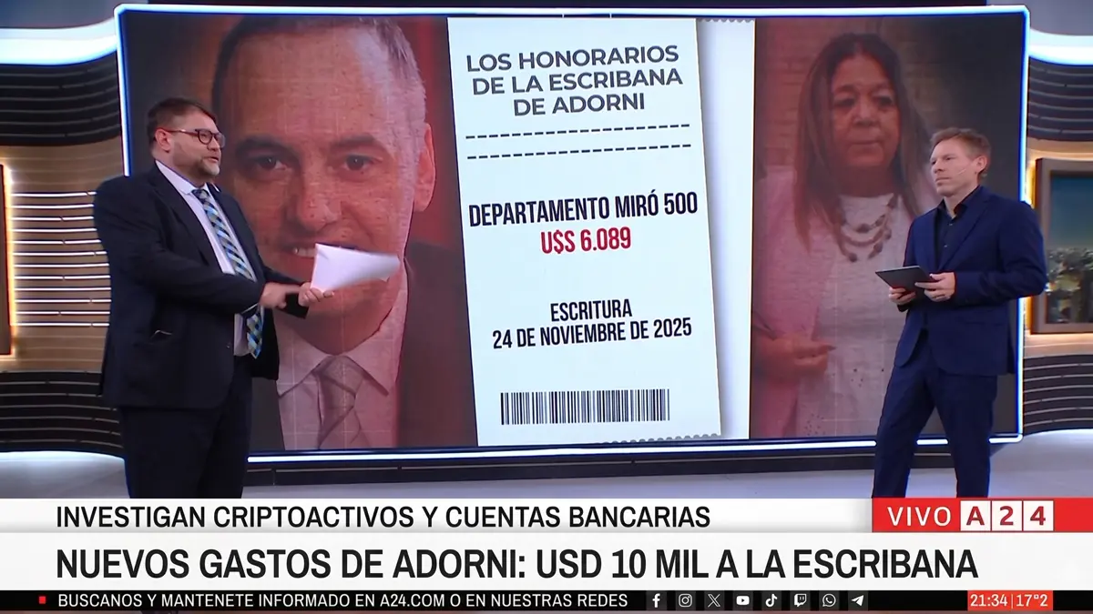 Los pagos en efectivo de Adorni bajo análisis tras el informe de A24.