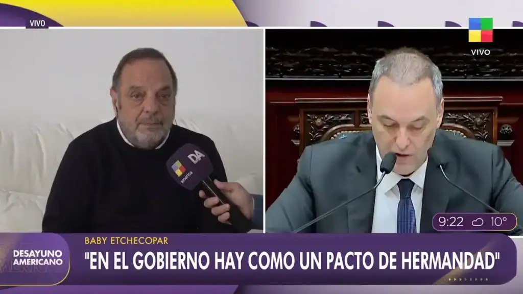 Baby Etchecopar critica al Gobierno y a Adorni por protección del delito