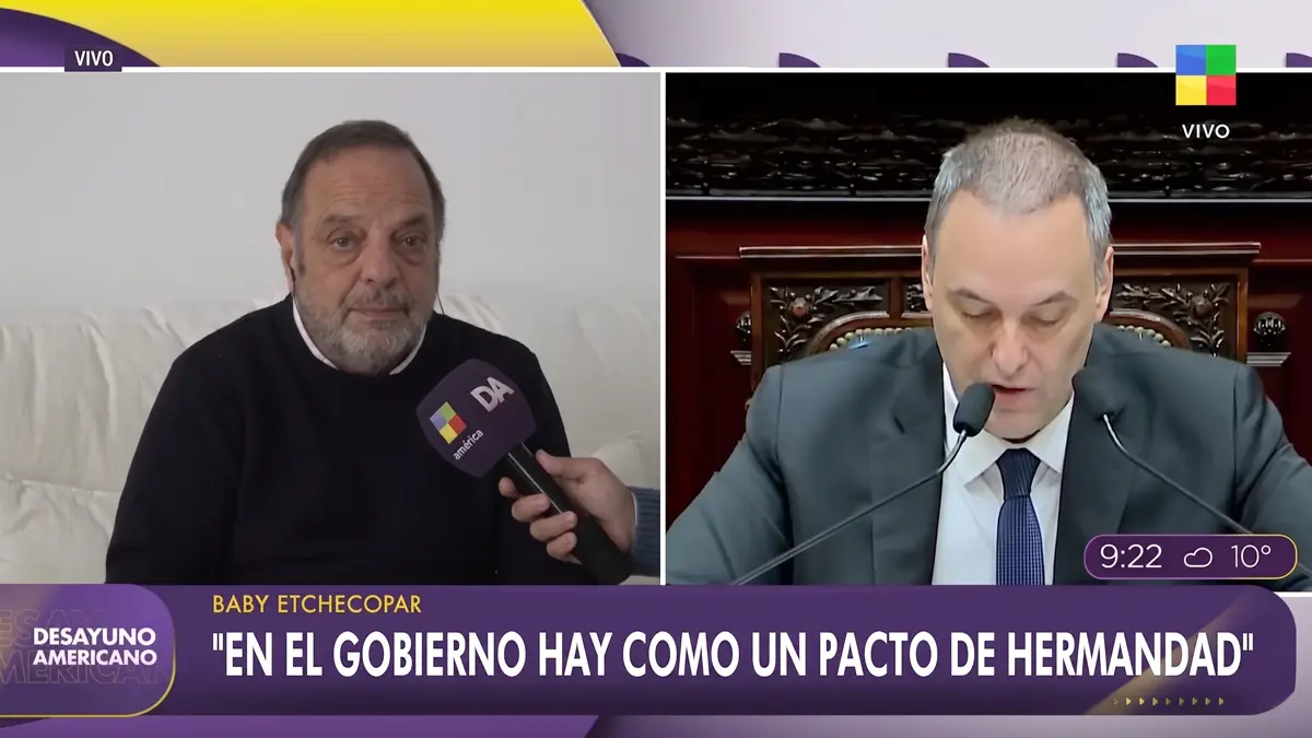 Baby Etchecopar critica al Gobierno y a Adorni por protección del delito