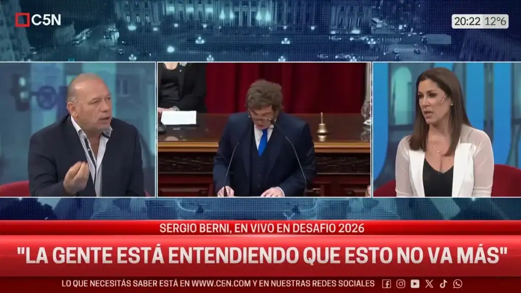 Sergio Berni cuestiona a Milei por pérdida de credibilidad en medio de la crisis