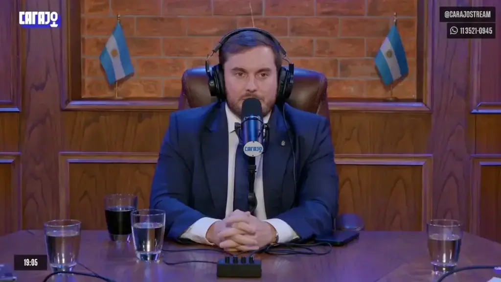 Felipe Núñez hablando sobre créditos hipotecarios del Banco Nación