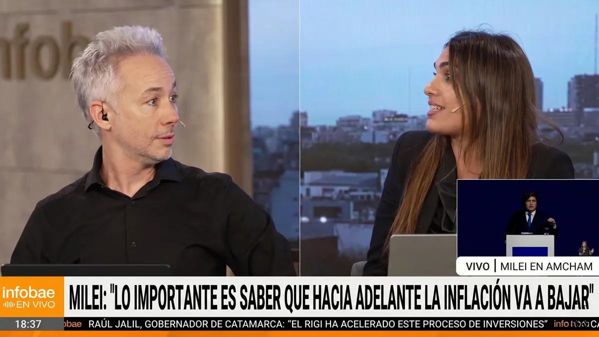 Debate entre Diego Iglesias y Malena de los Ríos sobre economía