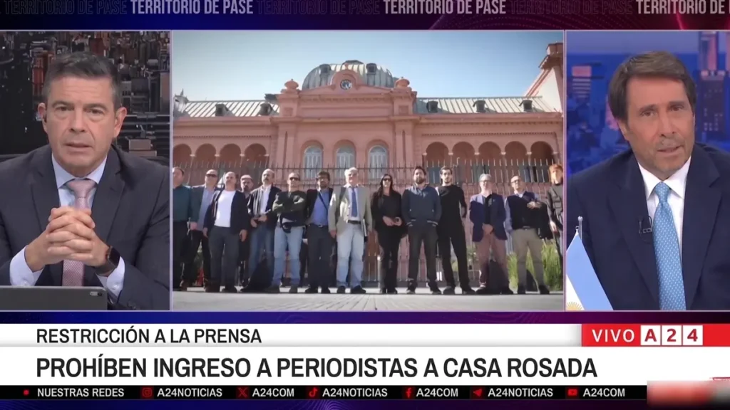 Feinmann criticó la pelea con la prensa.