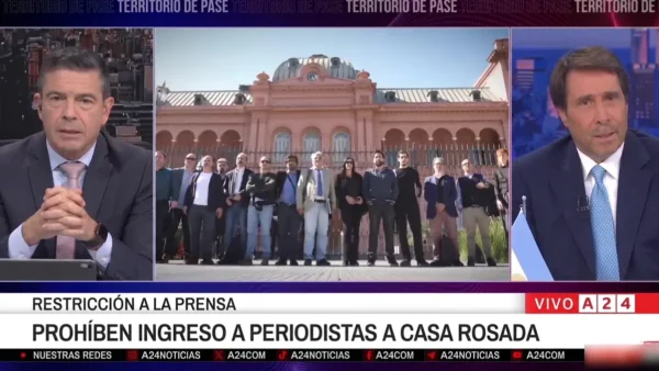 Feinmann criticó la pelea con la prensa.