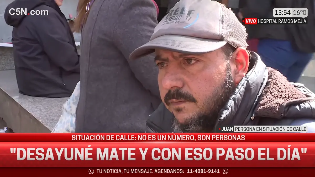 Ola polar con personas en situación de calle refugiadas en hospital