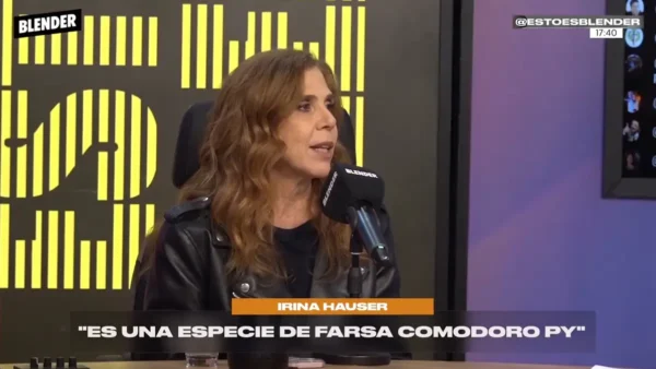 Irina Hauser hablando sobre el funcionamiento de Comodoro Py